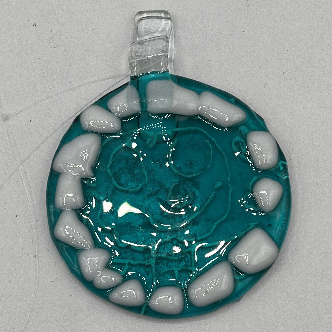 Steve Gall, Sun Catcher, Blue with Character