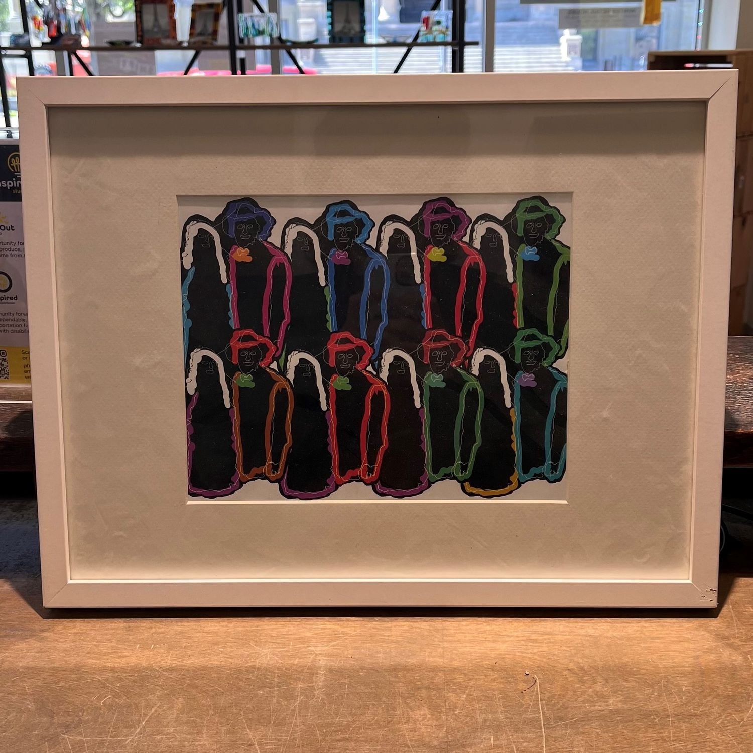 Amy Thompson, &#39;Colorful Farmers&#39;, Works on paper