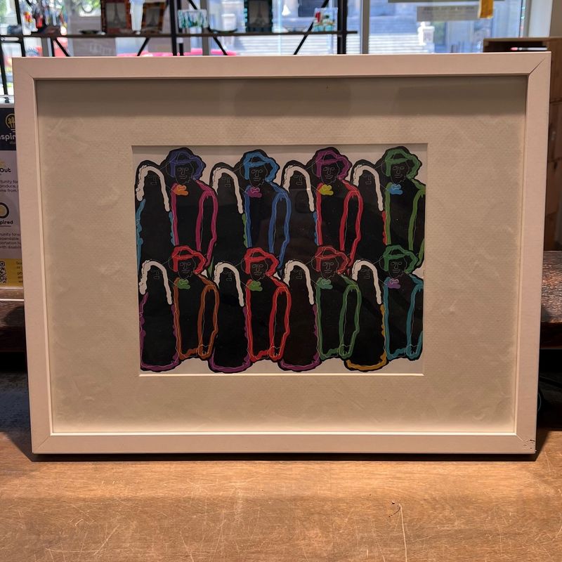 Amy Thompson, &#39;Colorful Farmers&#39;, Works on paper