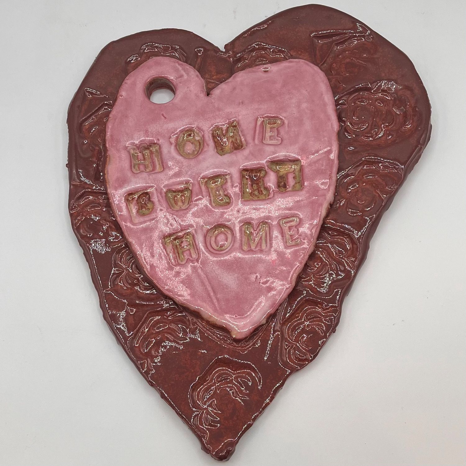 Jody Mann, Ceramic Wall Hanging, &#39;Home Sweet Home&#39;