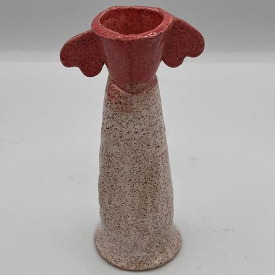 Annie Baxter, Ceramic Figurine, Speckled Valentine's Day Figurine