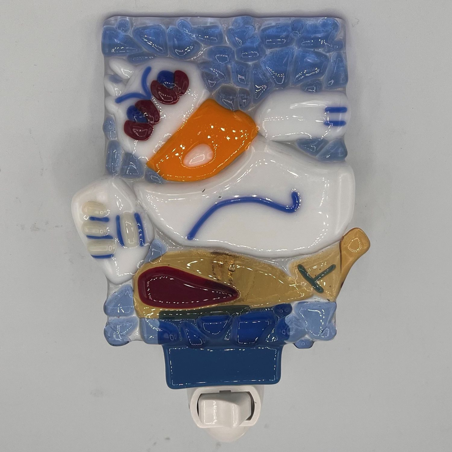 Studio, Fused Glass Nightlight, Duck