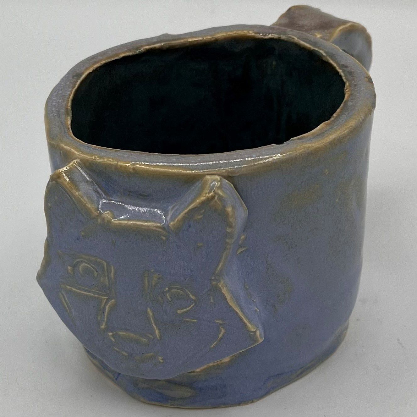 James Egan, Ceramic Mug, Blue Wolf