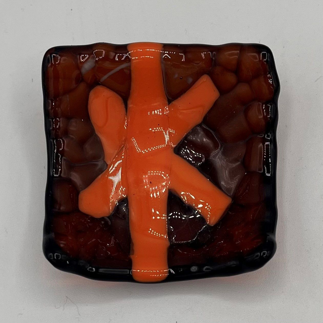 Erin Williams, Fused Glass Ring Dish, Halloween Present 2