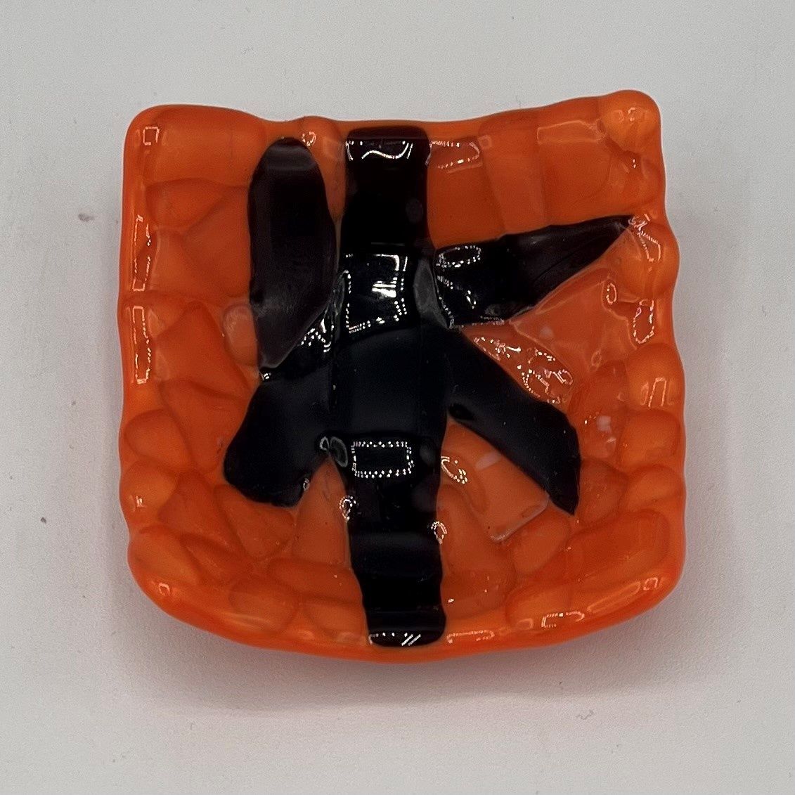 Erin Williams, Fused Glass Ring Dish, Halloween Present 1