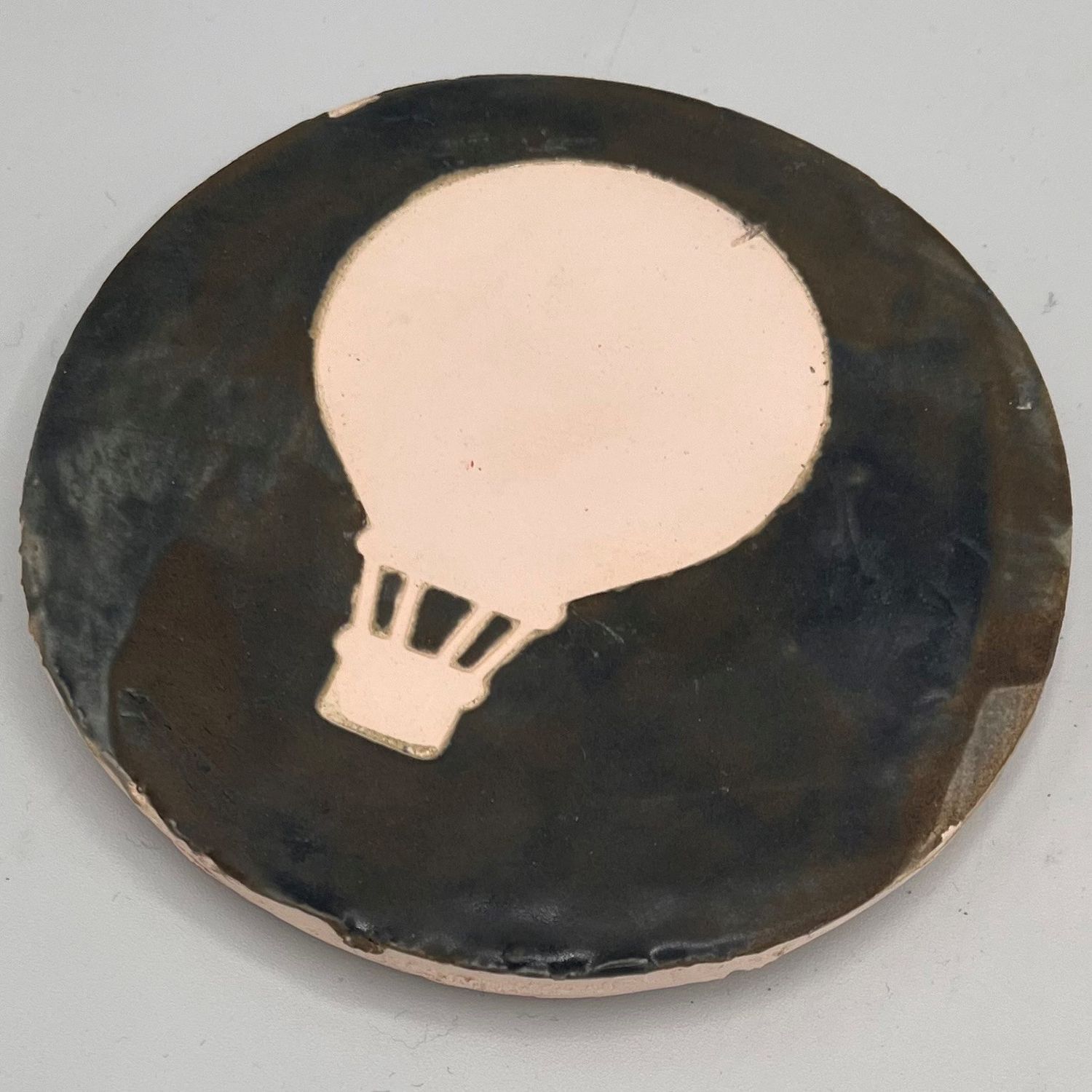 Mark Uczen, Ceramic Coaster, Little Hot Air Balloon