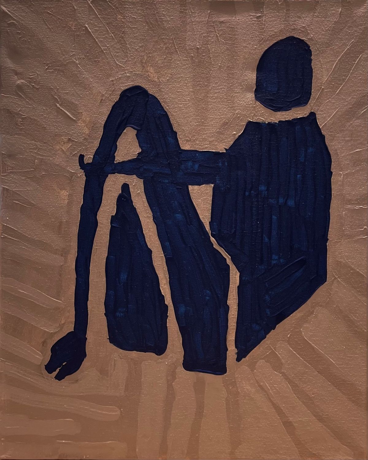 Sarah Alward, Acrylic on Canvas, &#39;Sitting for a Pause&#39;