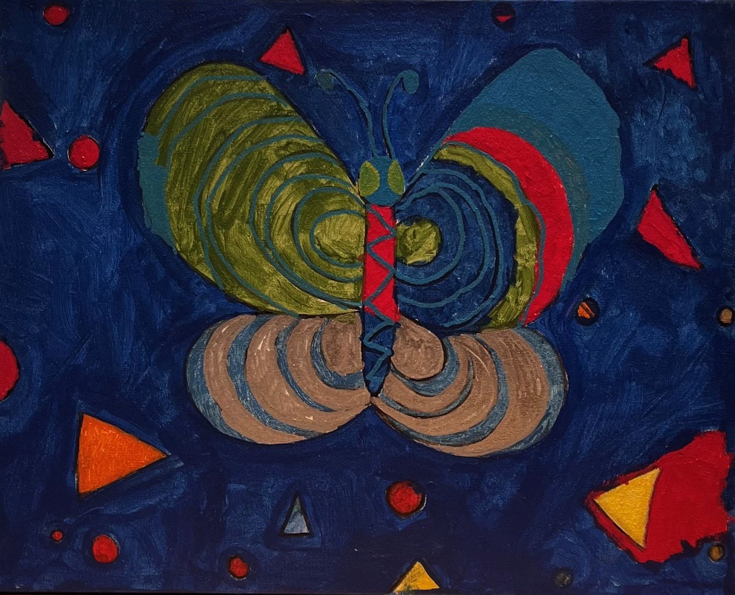 Evan Pohlman, Acrylic on Canvas, &#39;Radiant Butterfly&#39;