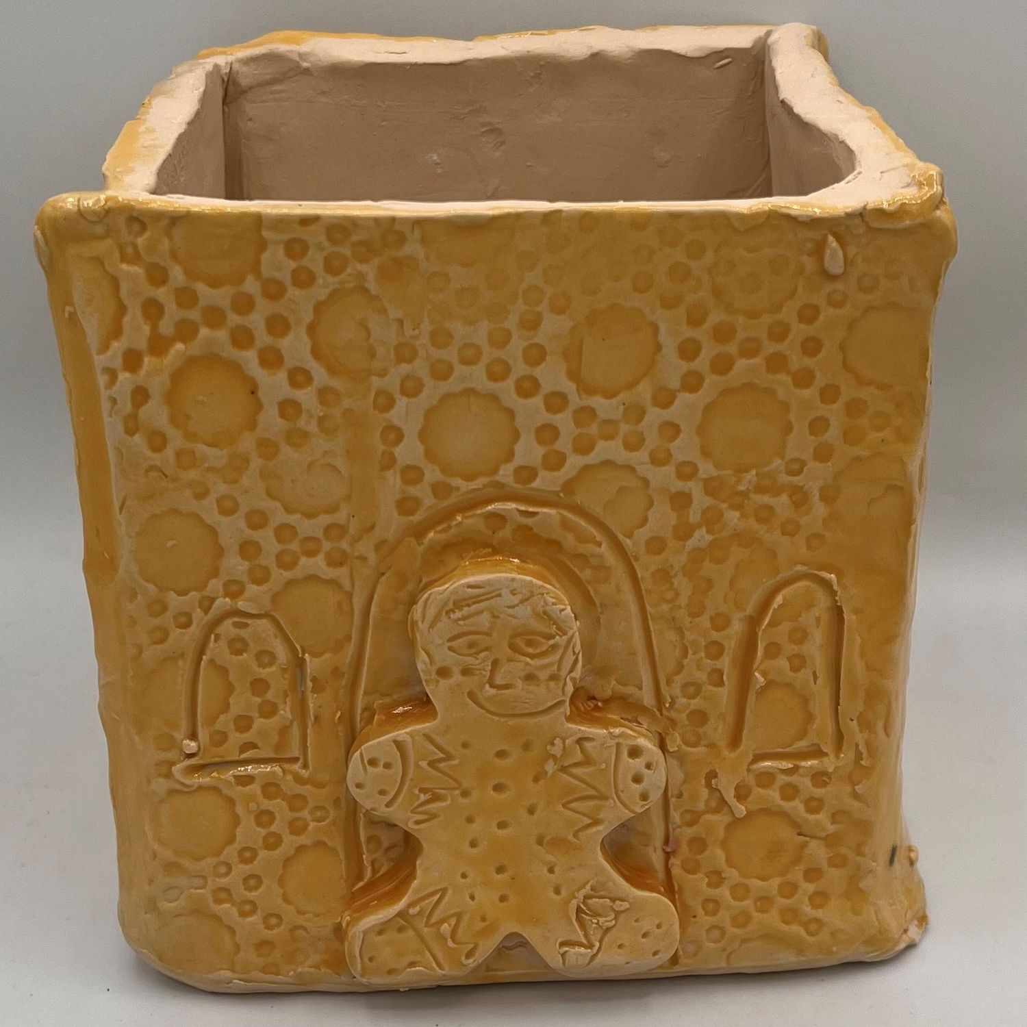 Cassie Sullivan, Ceramic Plant Holder, Yellow House