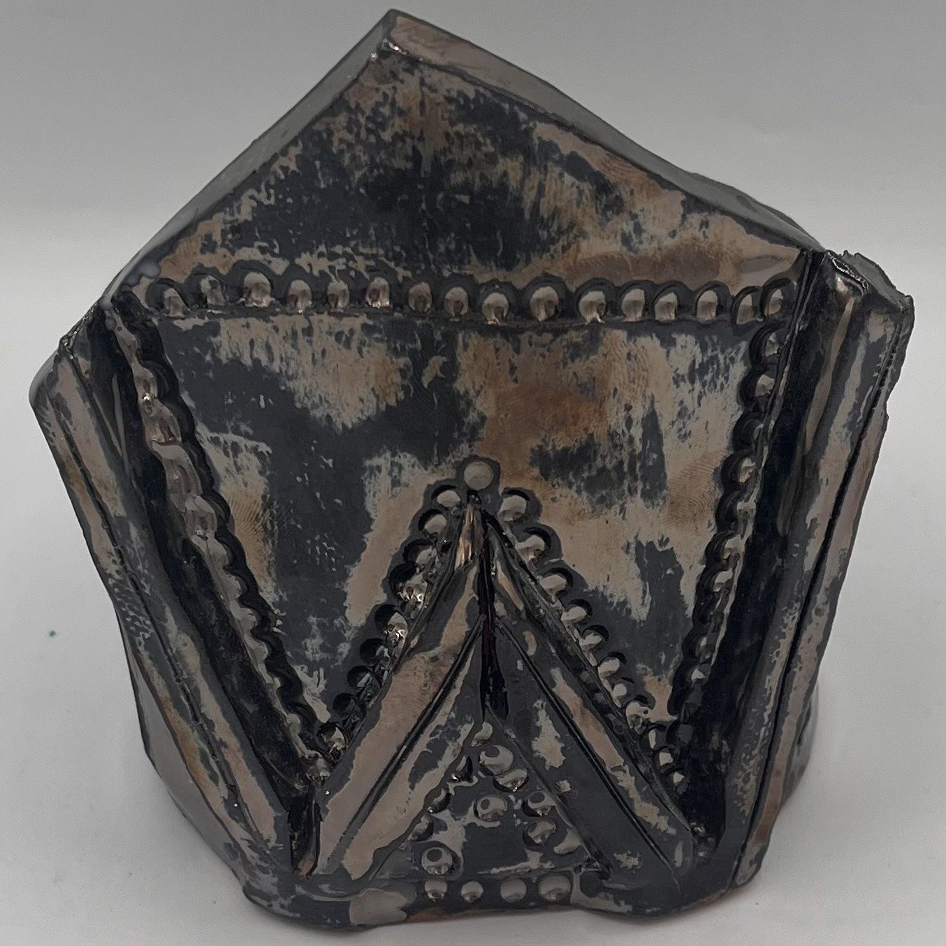 Dale Murphy, Ceramic Candle, Reflective &#39;W&#39; Design