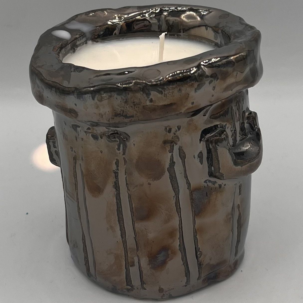 David Patrick, Ceramic Candle, Garbage Can
