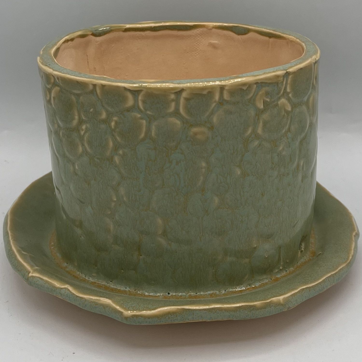 Mary Phifer, Ceramic Planter, Blue Cobblestone