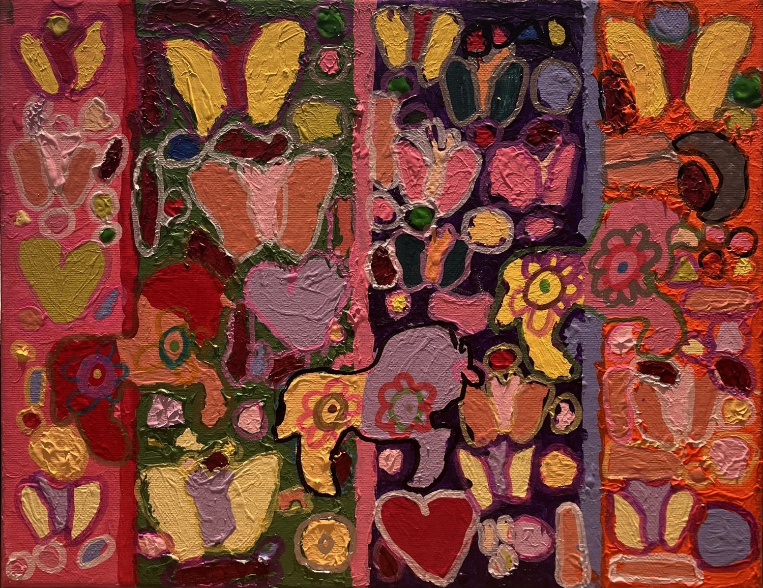 Cassie Sullivan, Acrylic on Canvas, &#39;Bright Lights at the Fair&#39;
