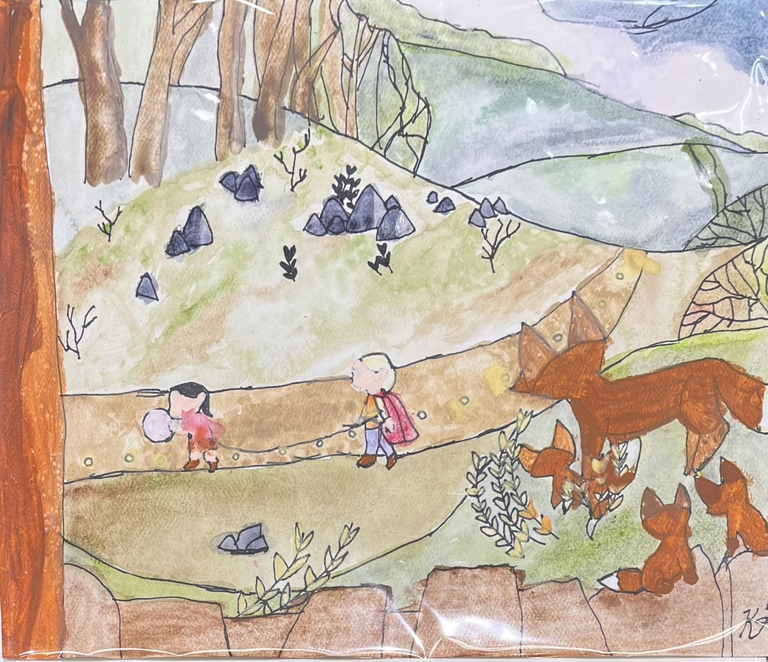 Kathleen Honeycutt, Work on Paper, &#39;Forest Exploration&#39;