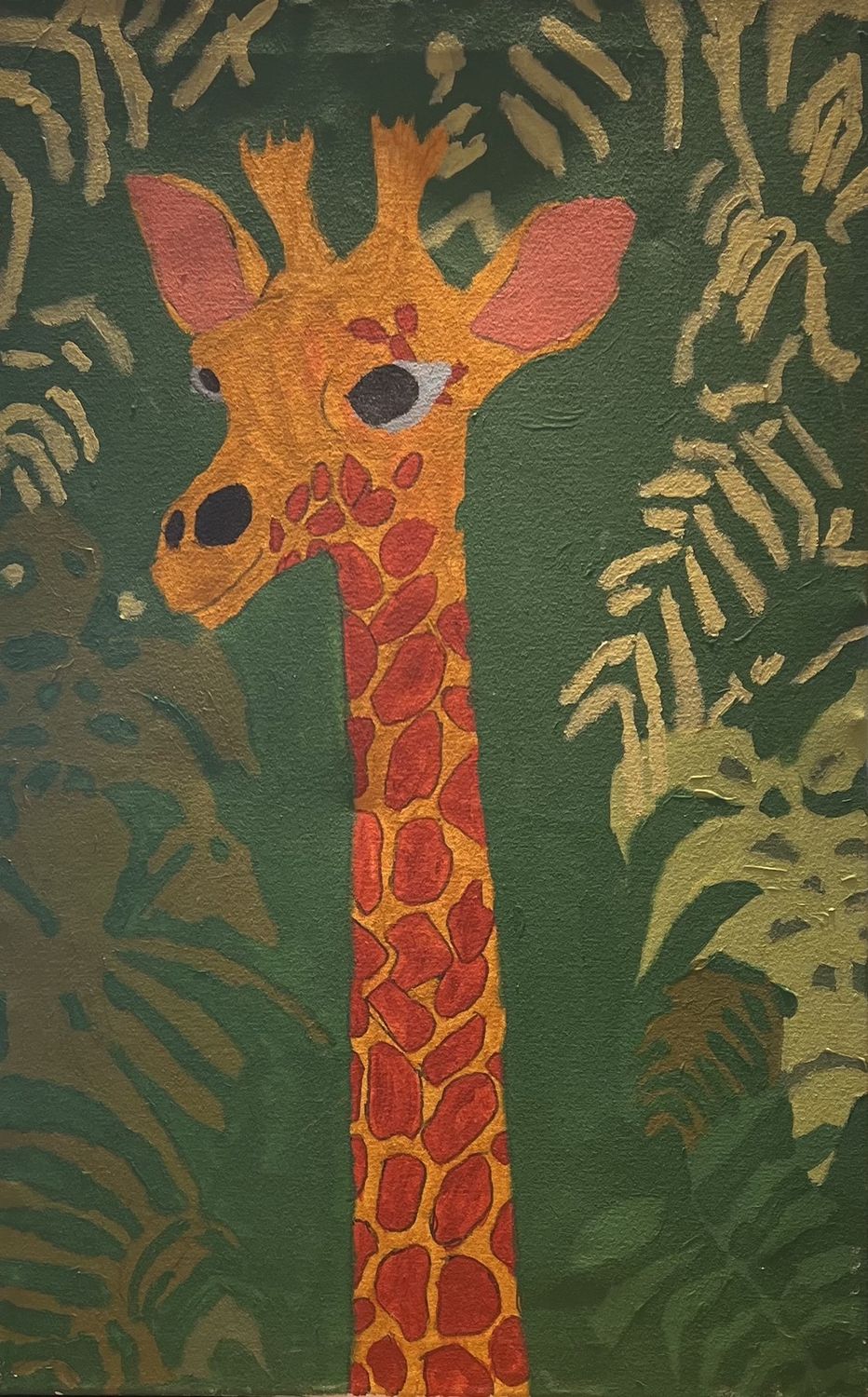 Mallory Miller, Acrylic on Canvas, &#39;Tall Dreams of Greens&#39;