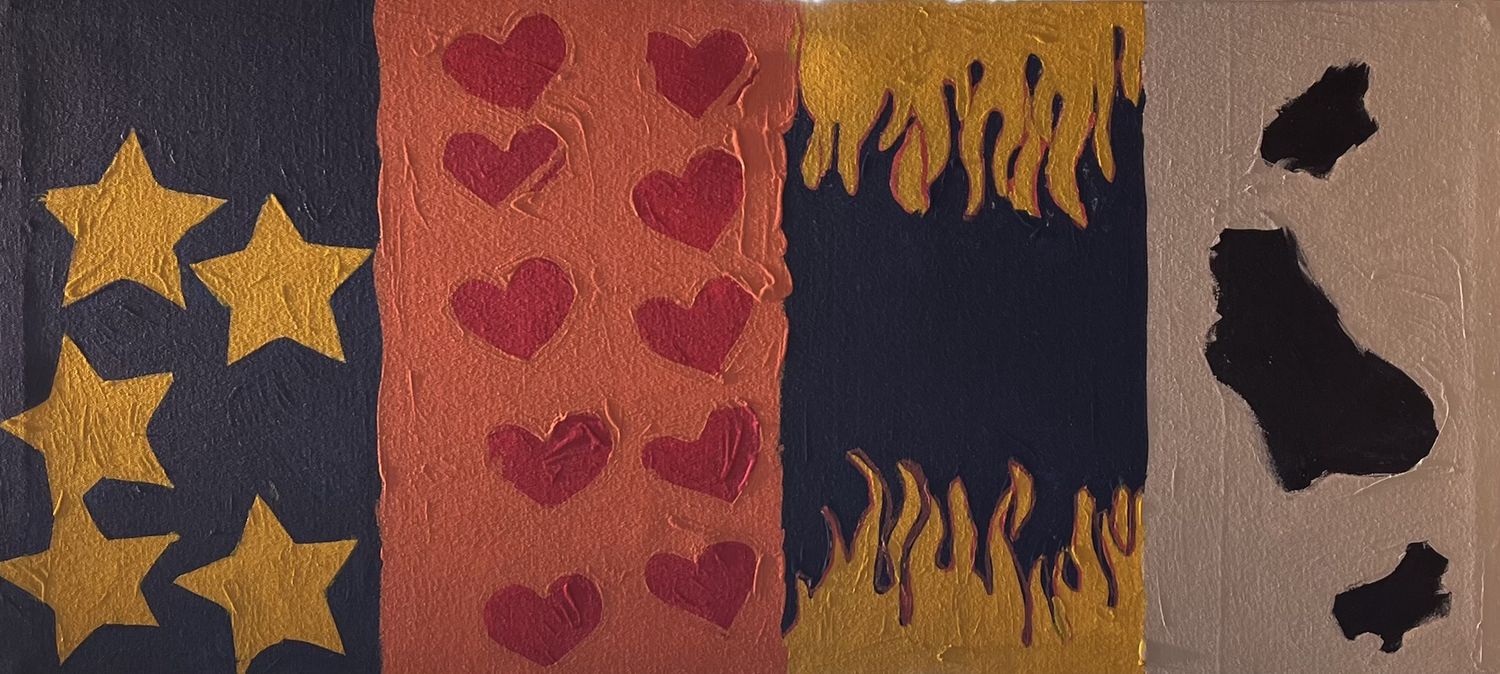 Erin Betz, Acrylic on Canvas, &#39;Elements of Art&#39;