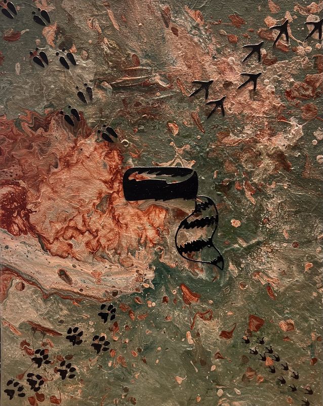 Sarah Alward, Acrylic on Canvas, 'Hunter's Trail'