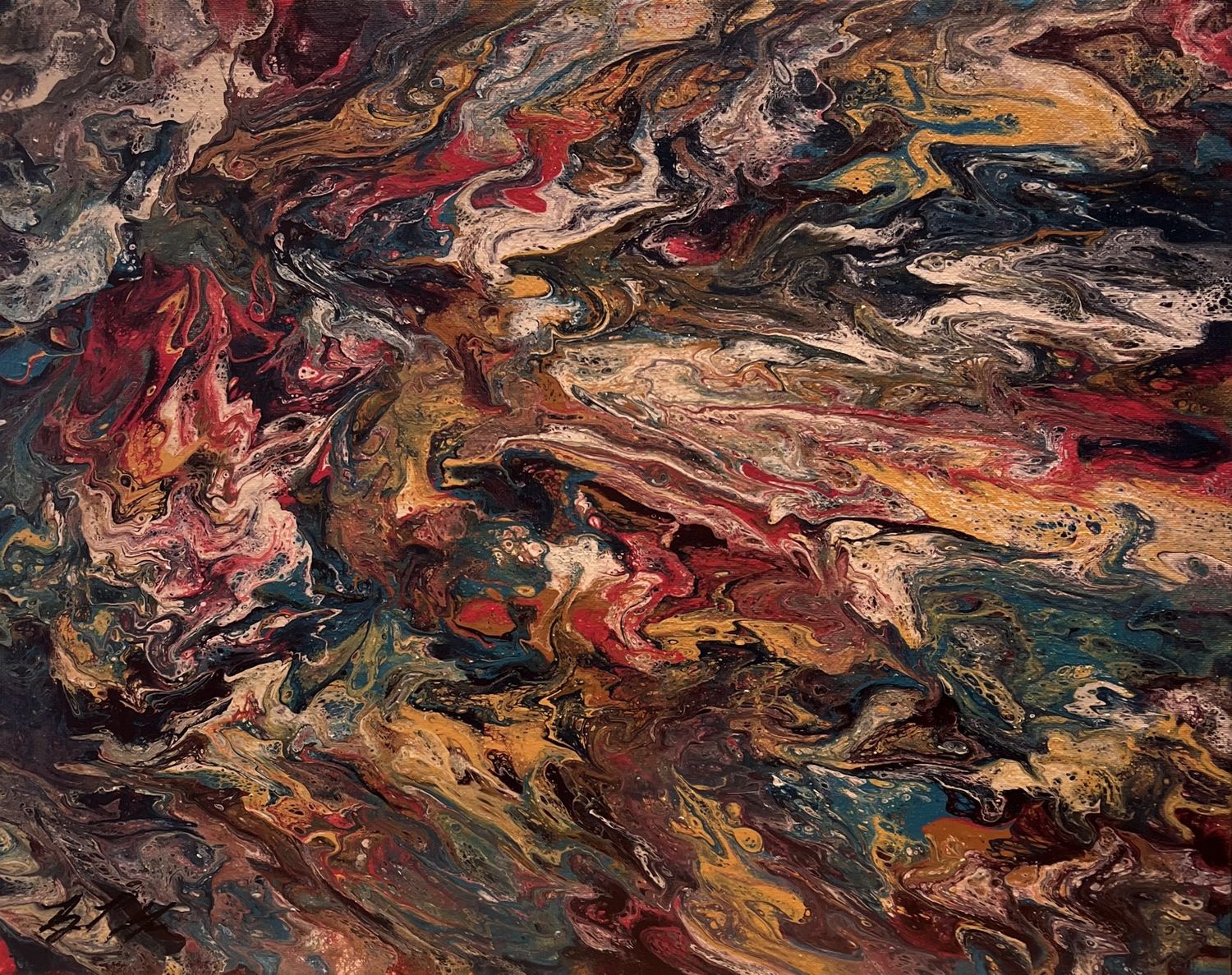 Liz Pfeiffer, Acrylic on Canvas, &#39;Method of Madness&#39;