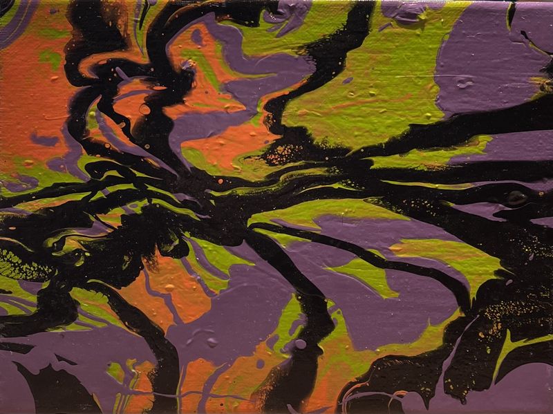 Sarah Alward, Acrylic on Canvas, 'Halloween Blitz'