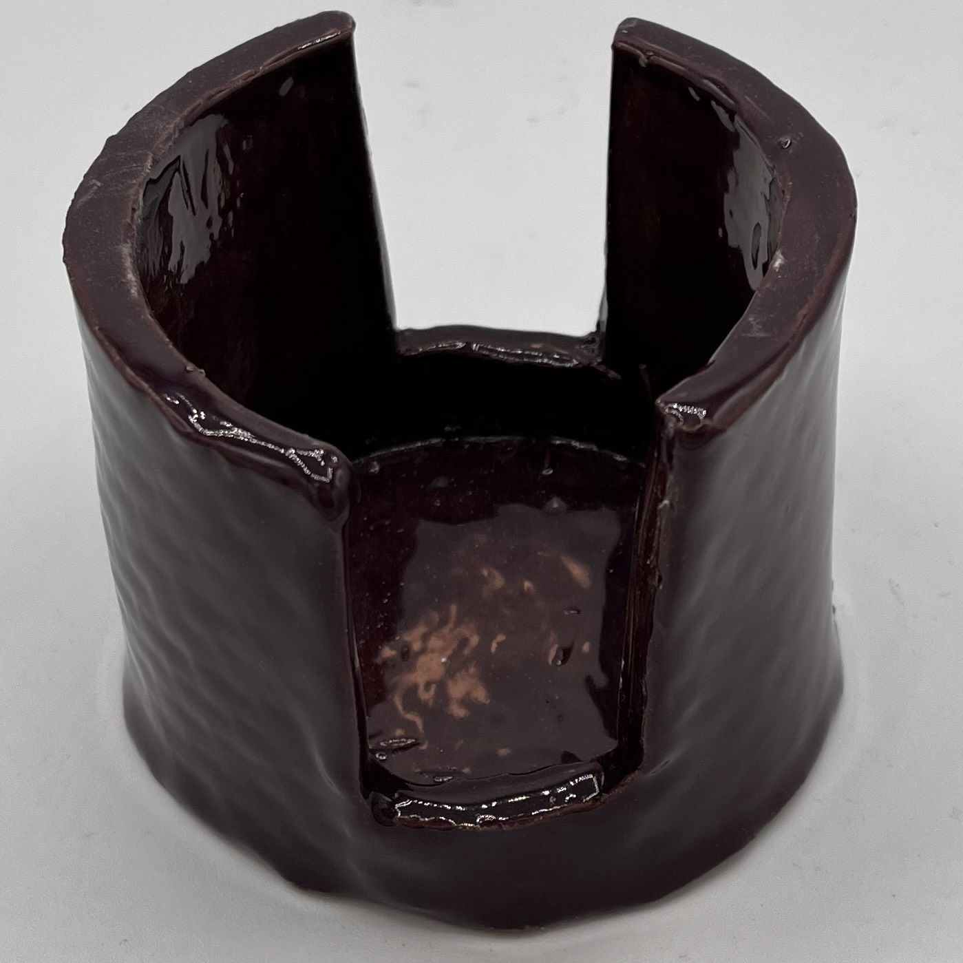 Mallory Miller, Ceramic Sponge Holder, Dark Purple Design