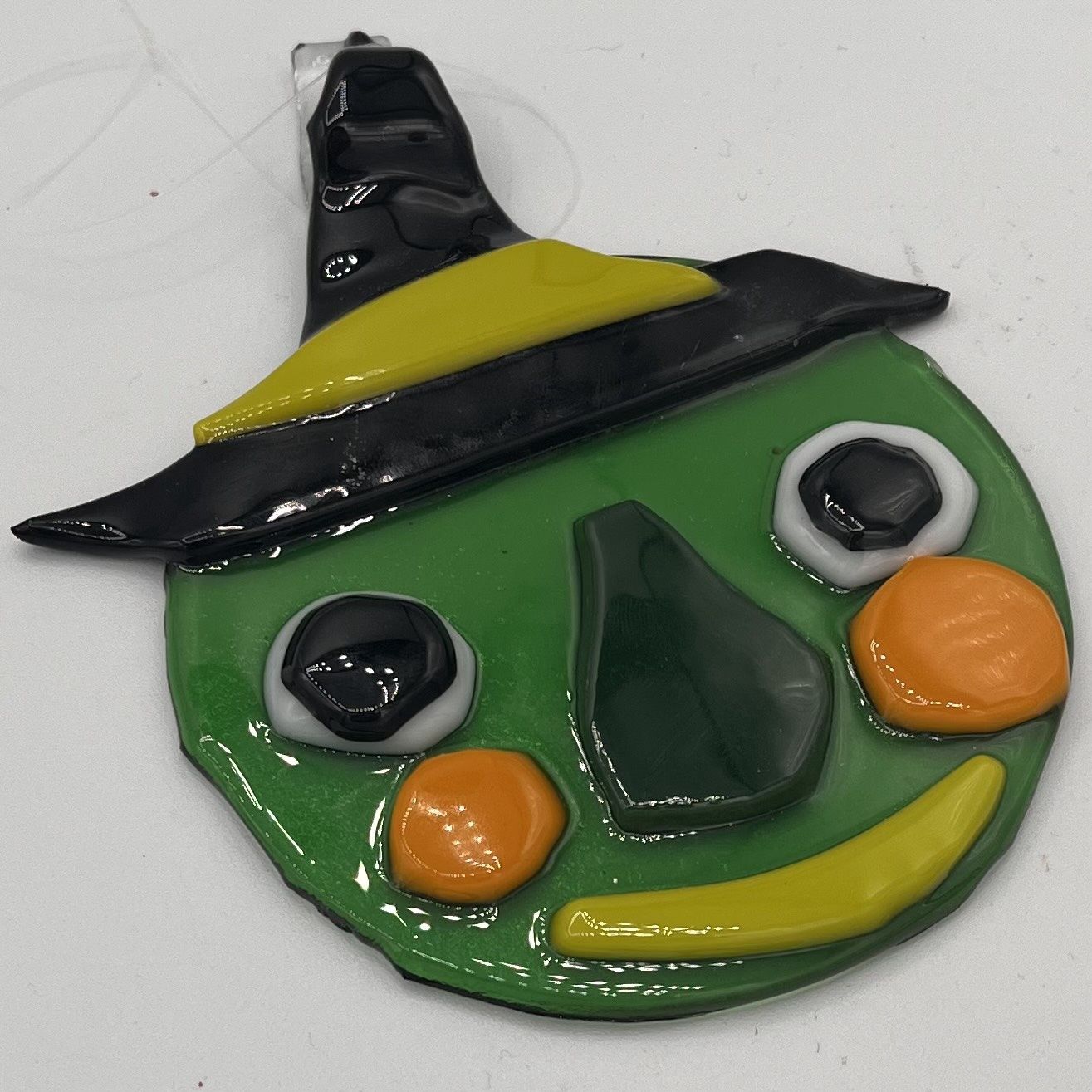 David Campbell, Glass Suncatcher, Smiling Witch