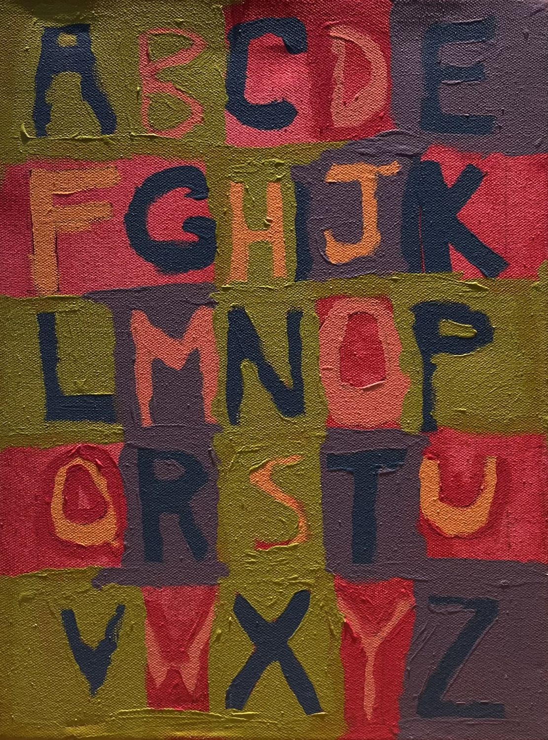 Sarah Alward, Acrylic on Canvas, &#39;Alpha-Pop&#39;