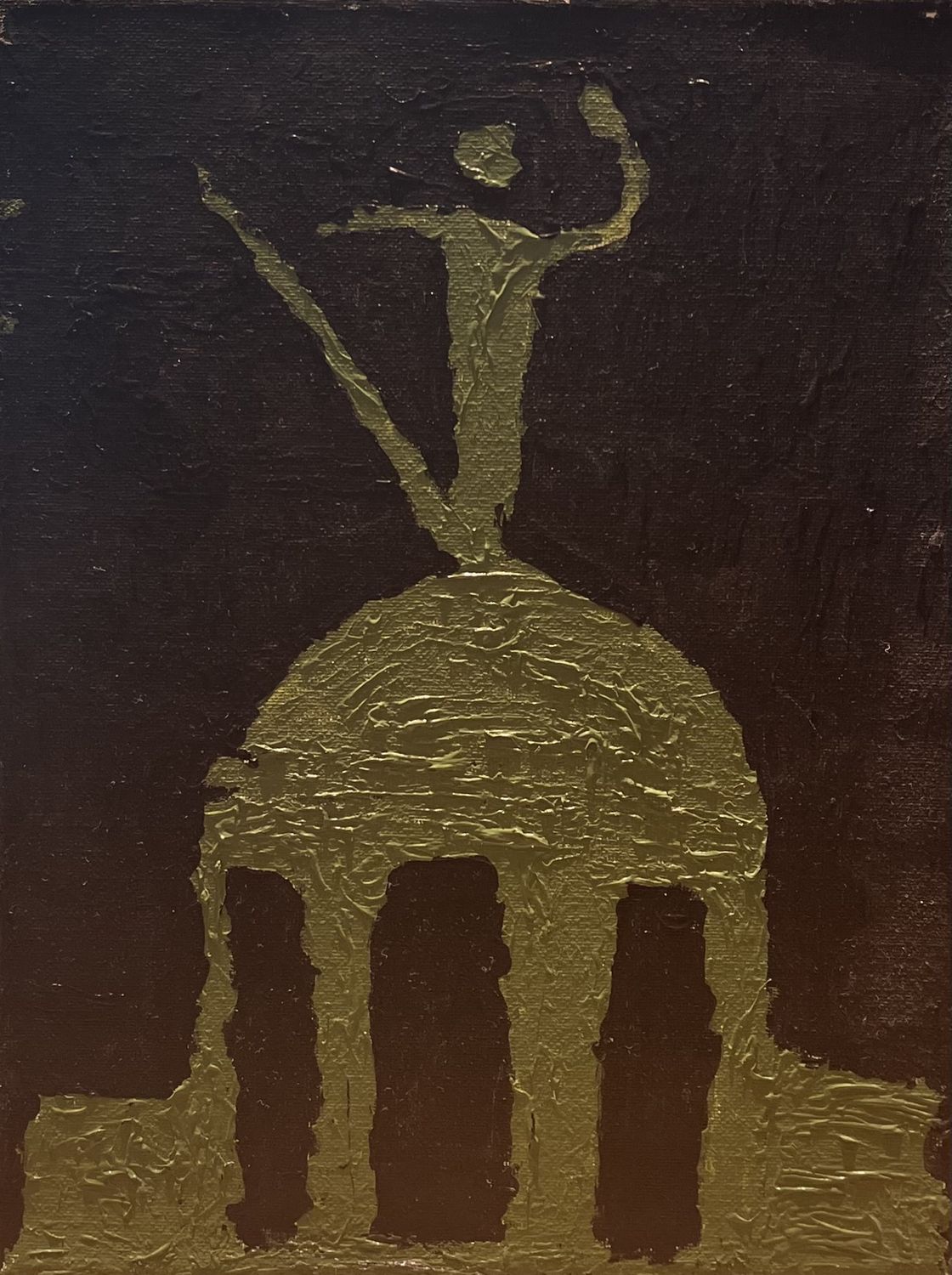 Jonathan McDowell, Acrylic on Canvas, &#39;Billy at Night&#39;