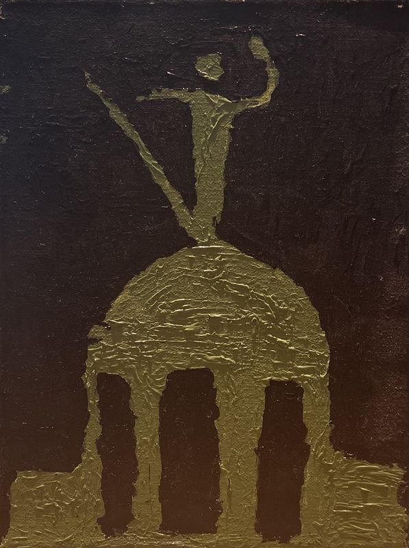 Jonathan McDowell, Acrylic on Canvas, &#39;Billy at Night&#39;