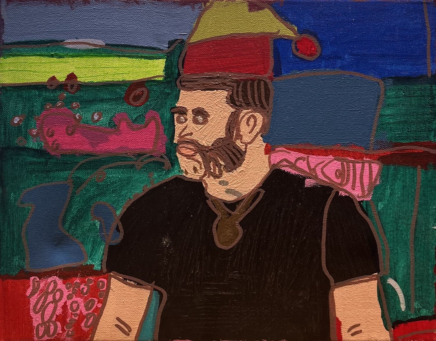 Erin Williams, Acrylic on Canvas, &#39;Chris Young&#39;