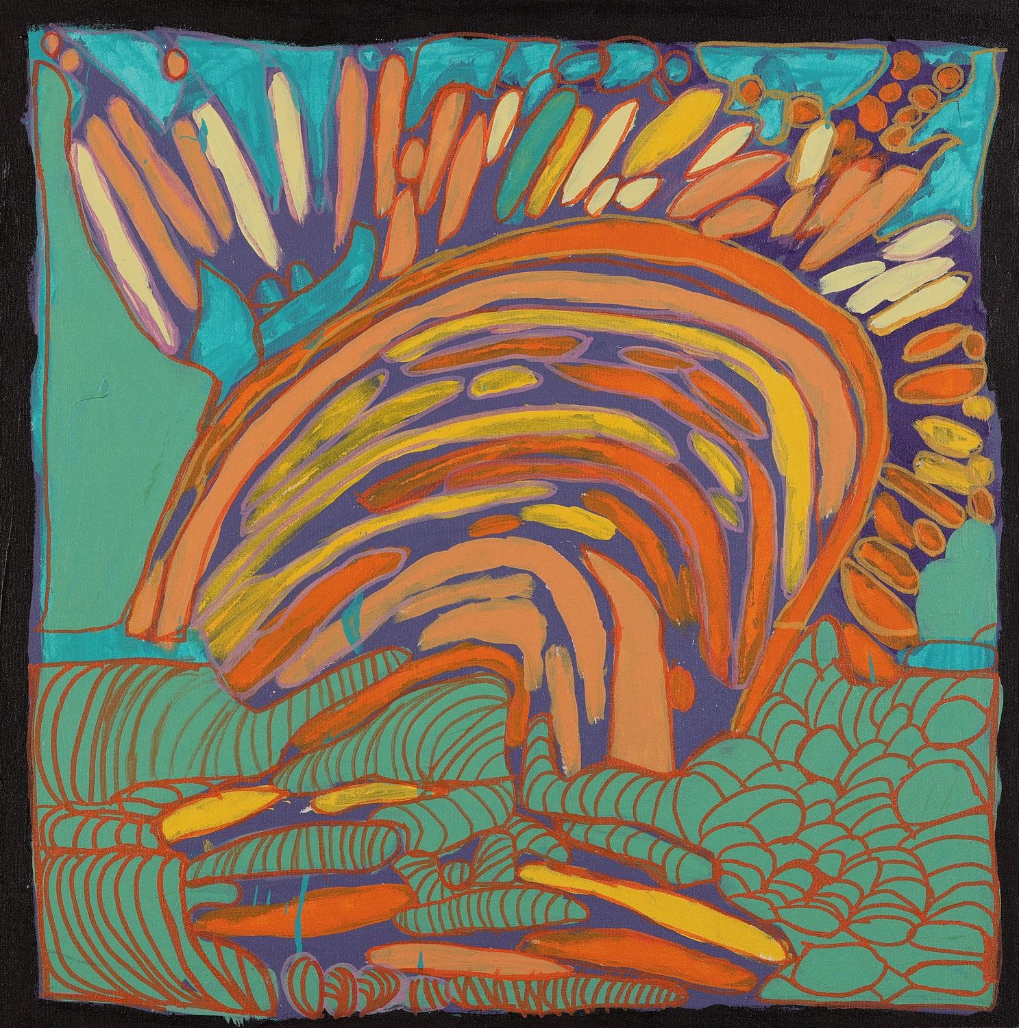 Brett Garrett, Vibrating Rays, Custom Print