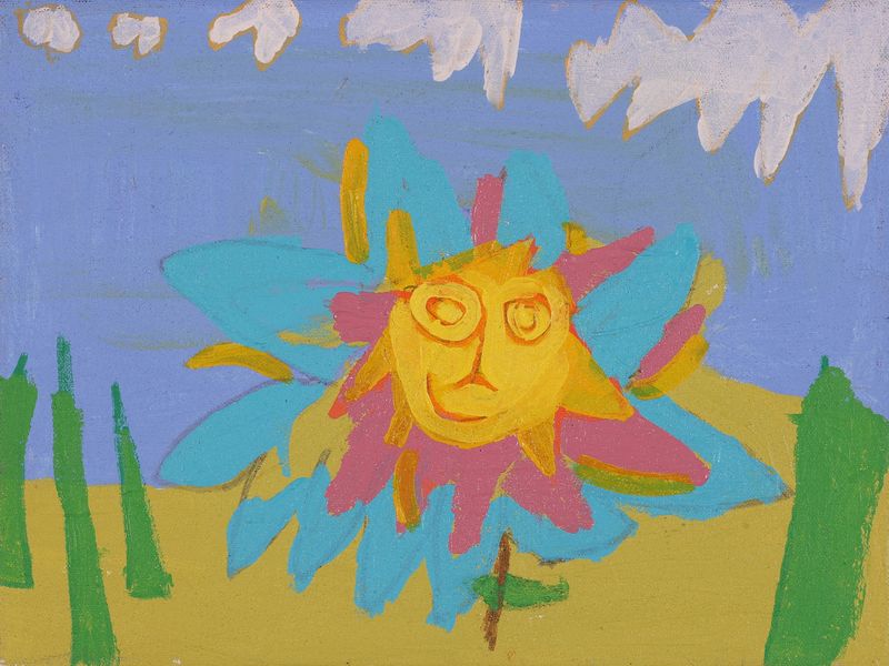 Studio, Sunshower Flower, Custom Print