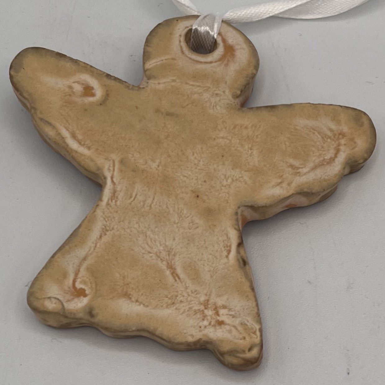 Jonathan McDowell, Ceramic Ornament, Beige Angel
