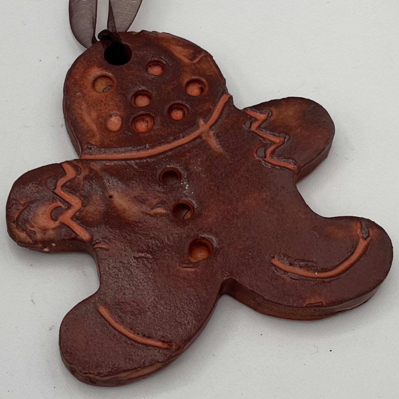Dale Murphy, Ceramic Ornament, Happy Gingerbread Man