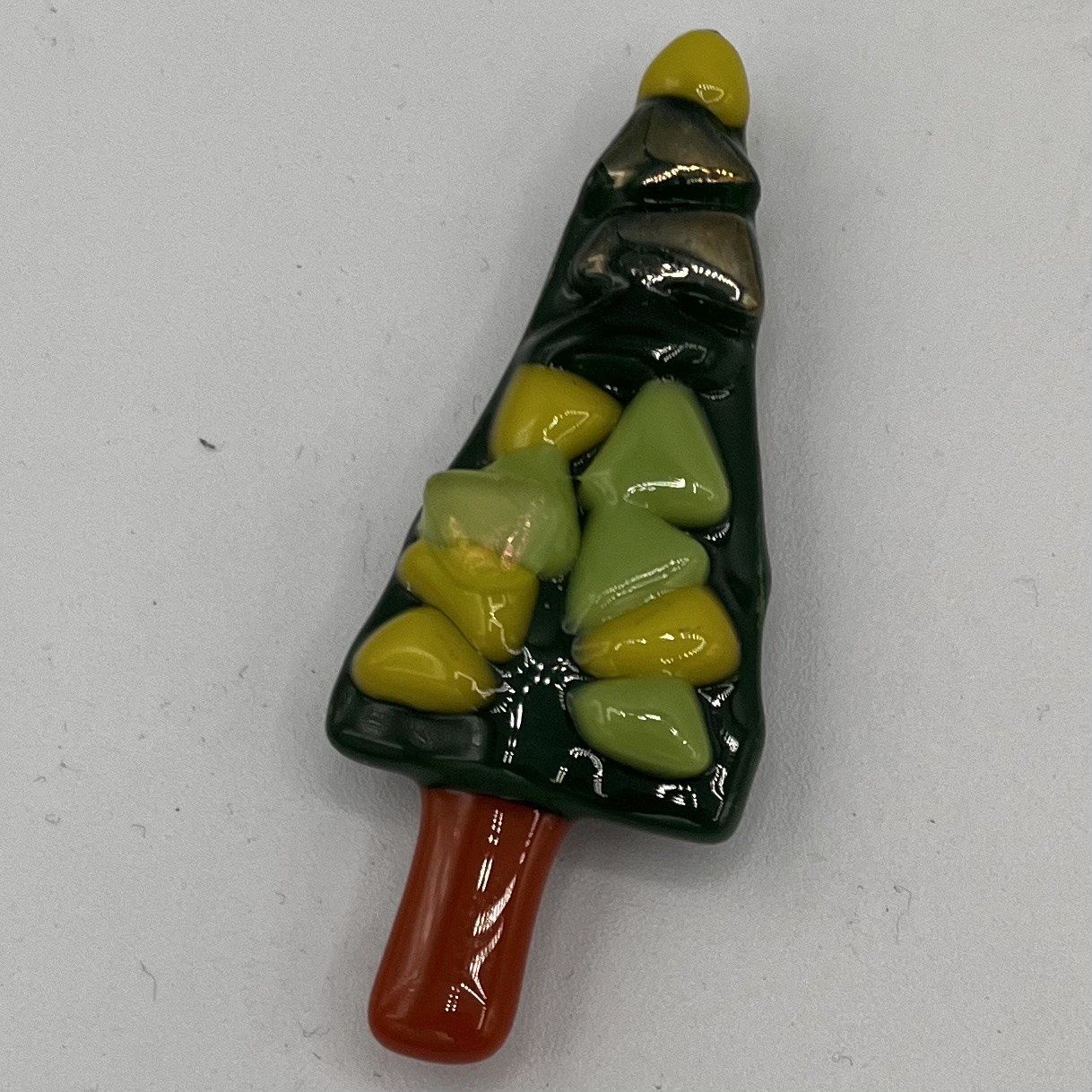 Meredith Bokeno, Fused Glass Magnet, Tall Tree