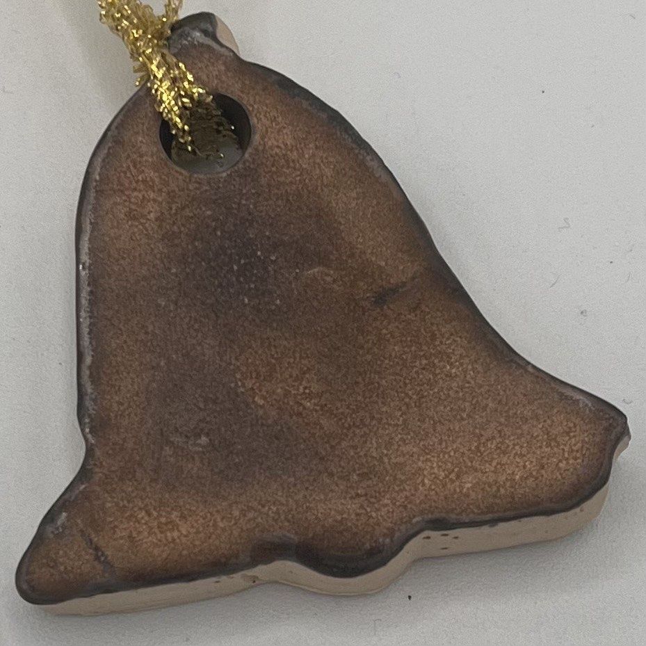 Erin Betz, Ceramic Ornament, Bronze Bell