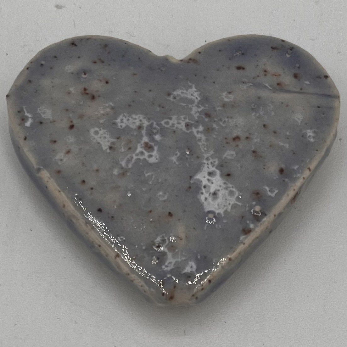 Adam Gibbemeyer, Ceramic Magnet, Light Blue Heart