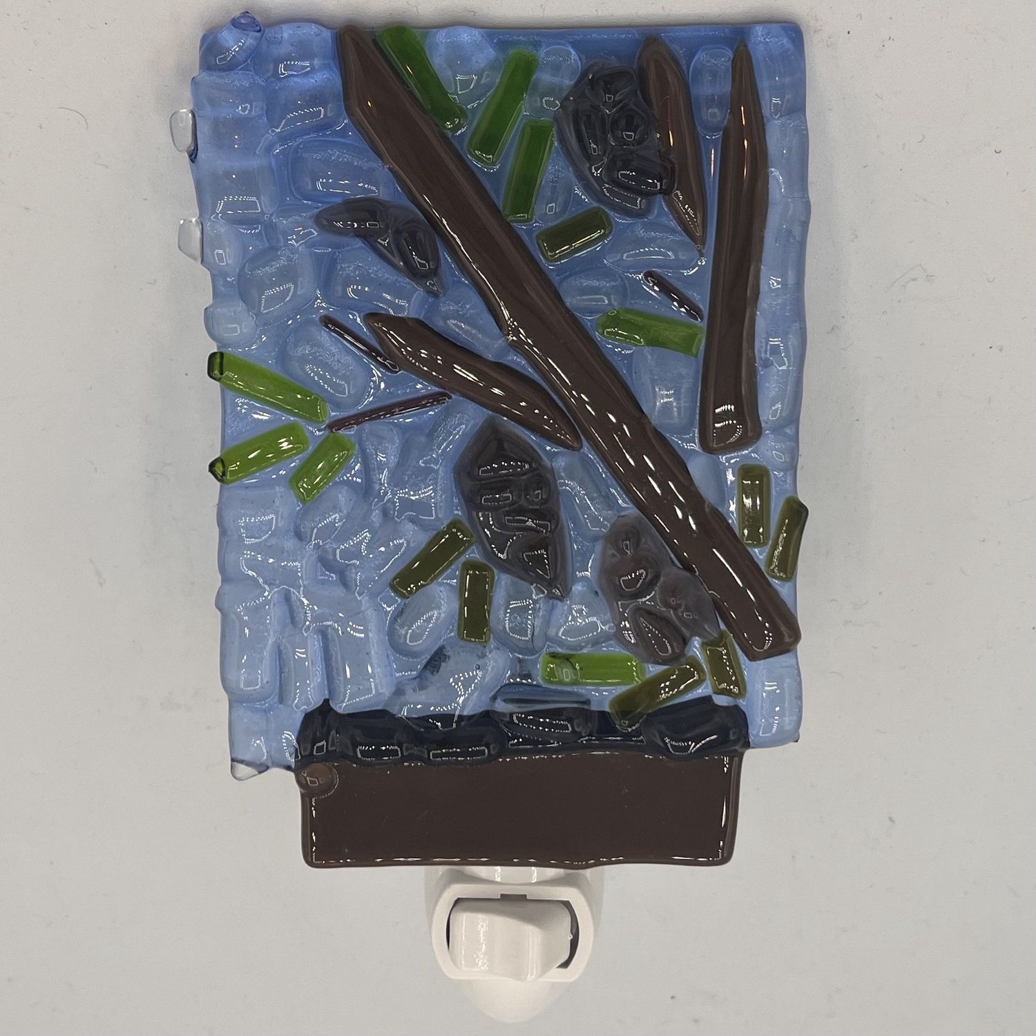 Kathryn Feldmann, Fused Glass Nightlight, Tree Branch