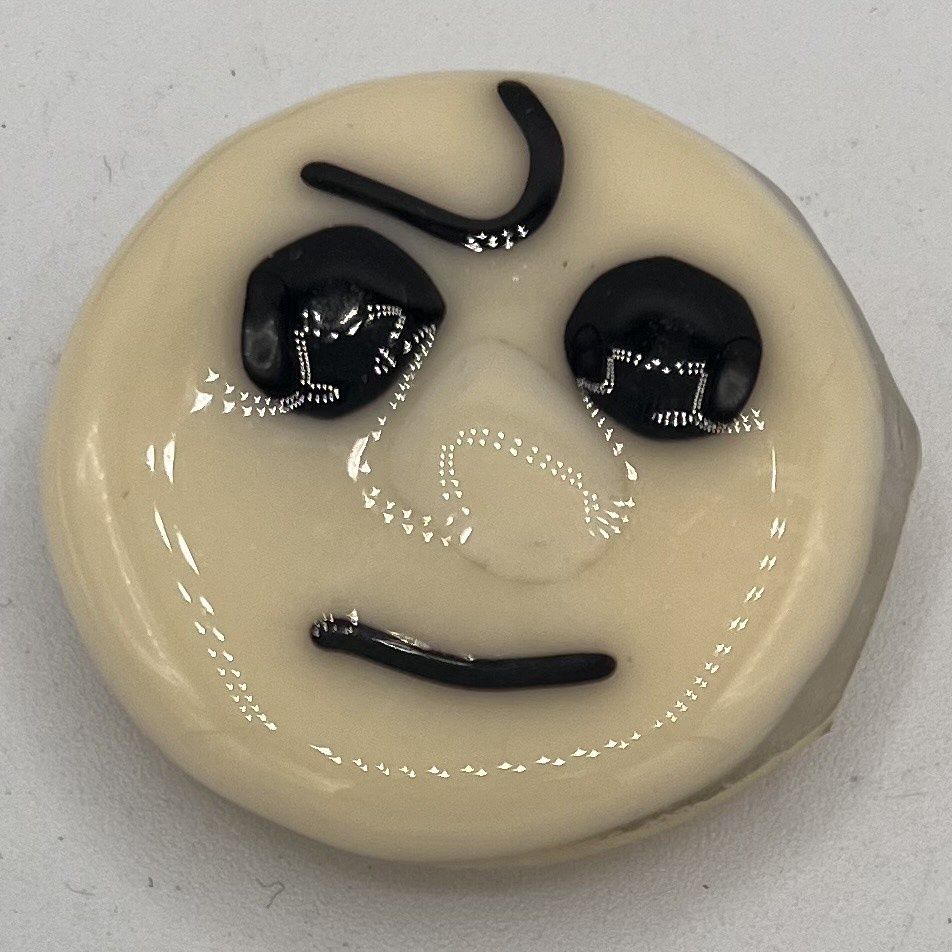 Duane Sparks, Fused Glass Magnet, Charlie Brown