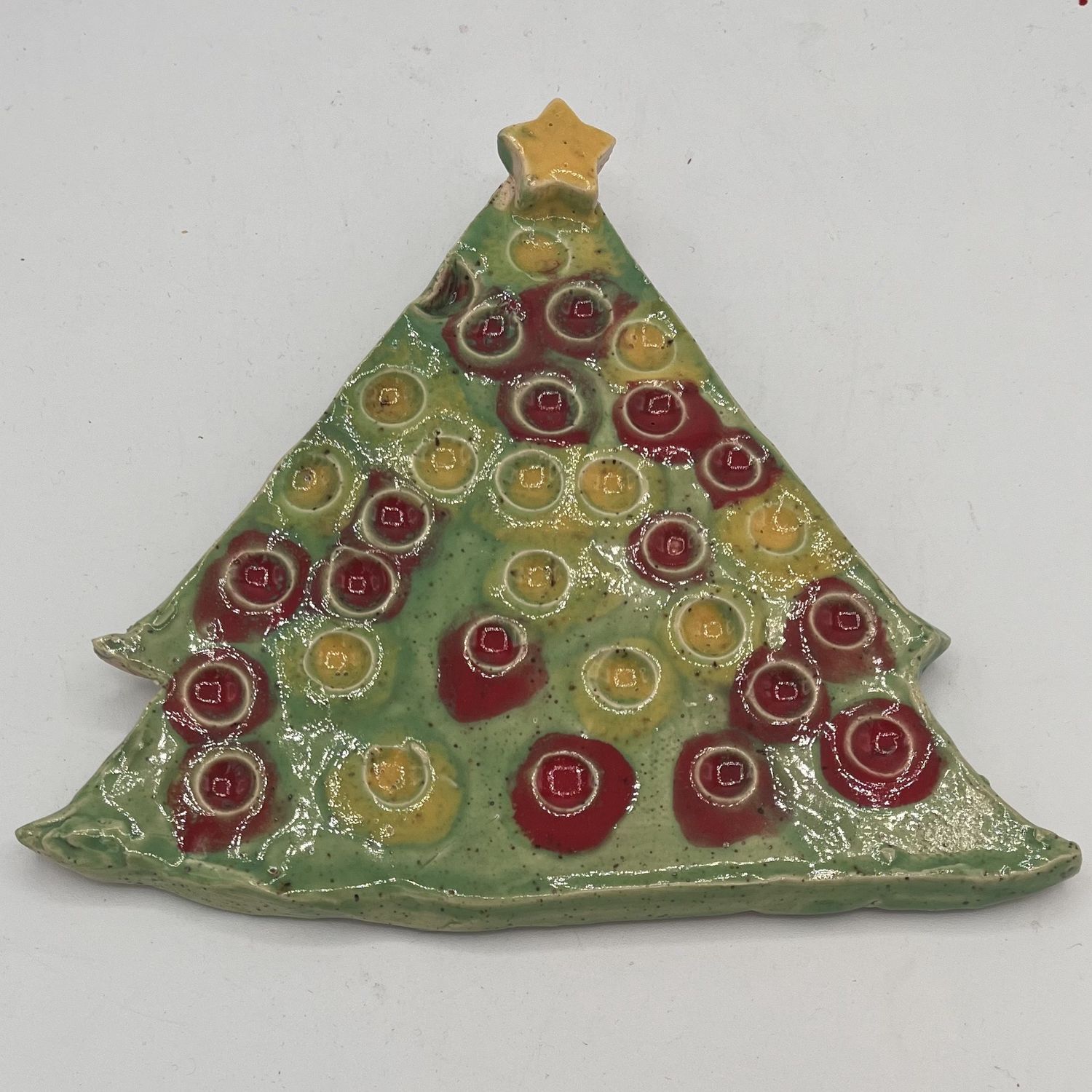 Rebecca Reed, Ceramic Wall Hanging, Christmas Tree