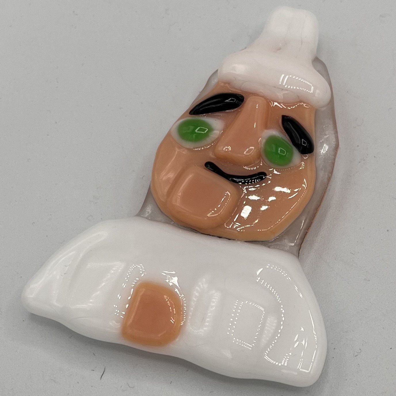 Mary Phifer, Fused Glass Magnet, Chef