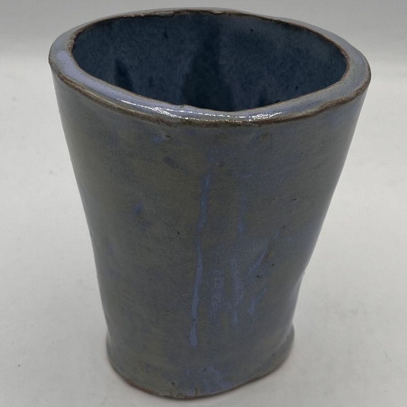 Theresa Allen, Ceramic Vase, Soft Blue Design