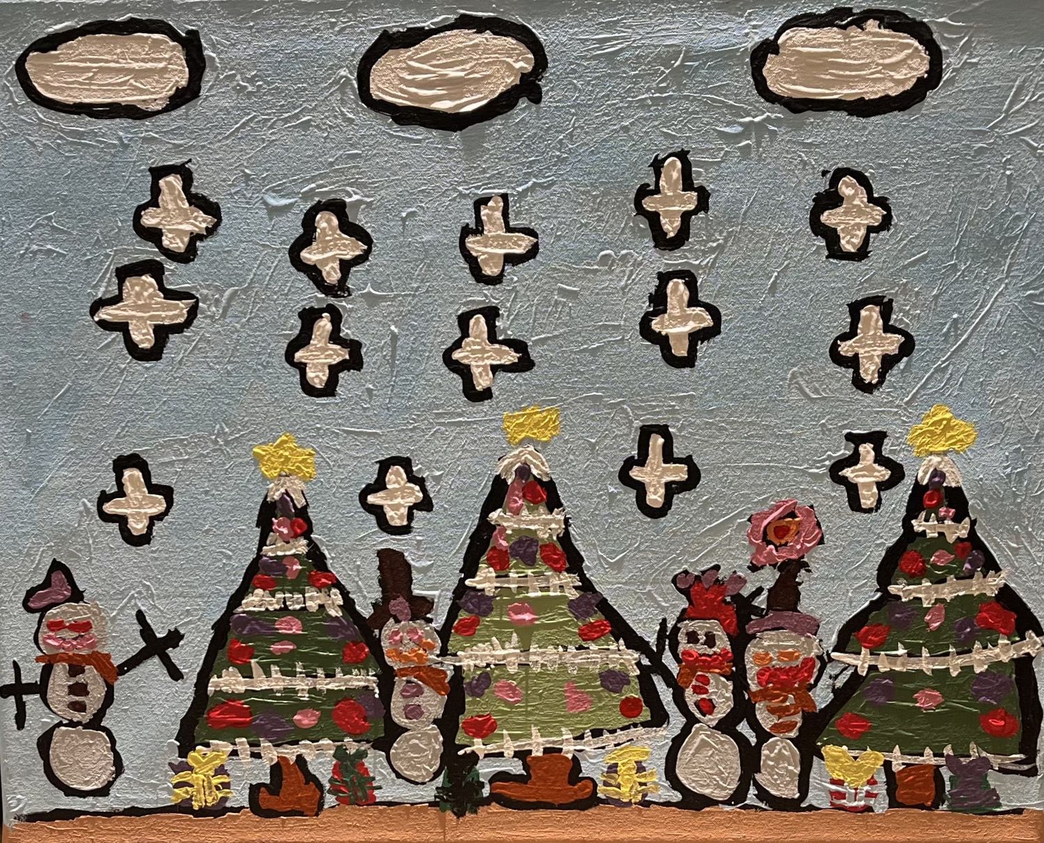 Cassie Sullivan, Acrylic on Canvas, &#39;The Christmas Forest&#39;