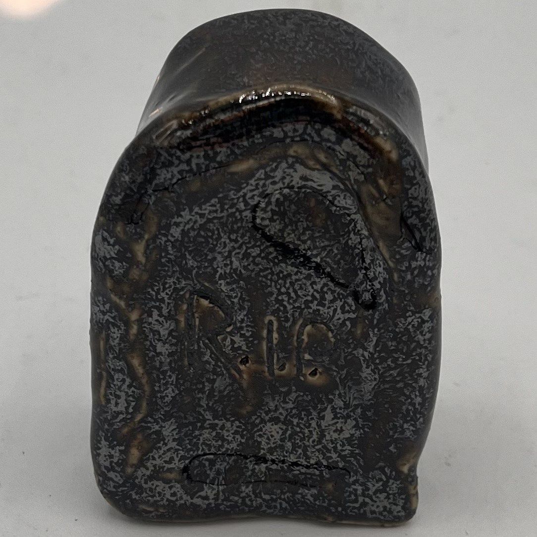 Sarah Alward, Ceramic Figurine, Black Tombstone