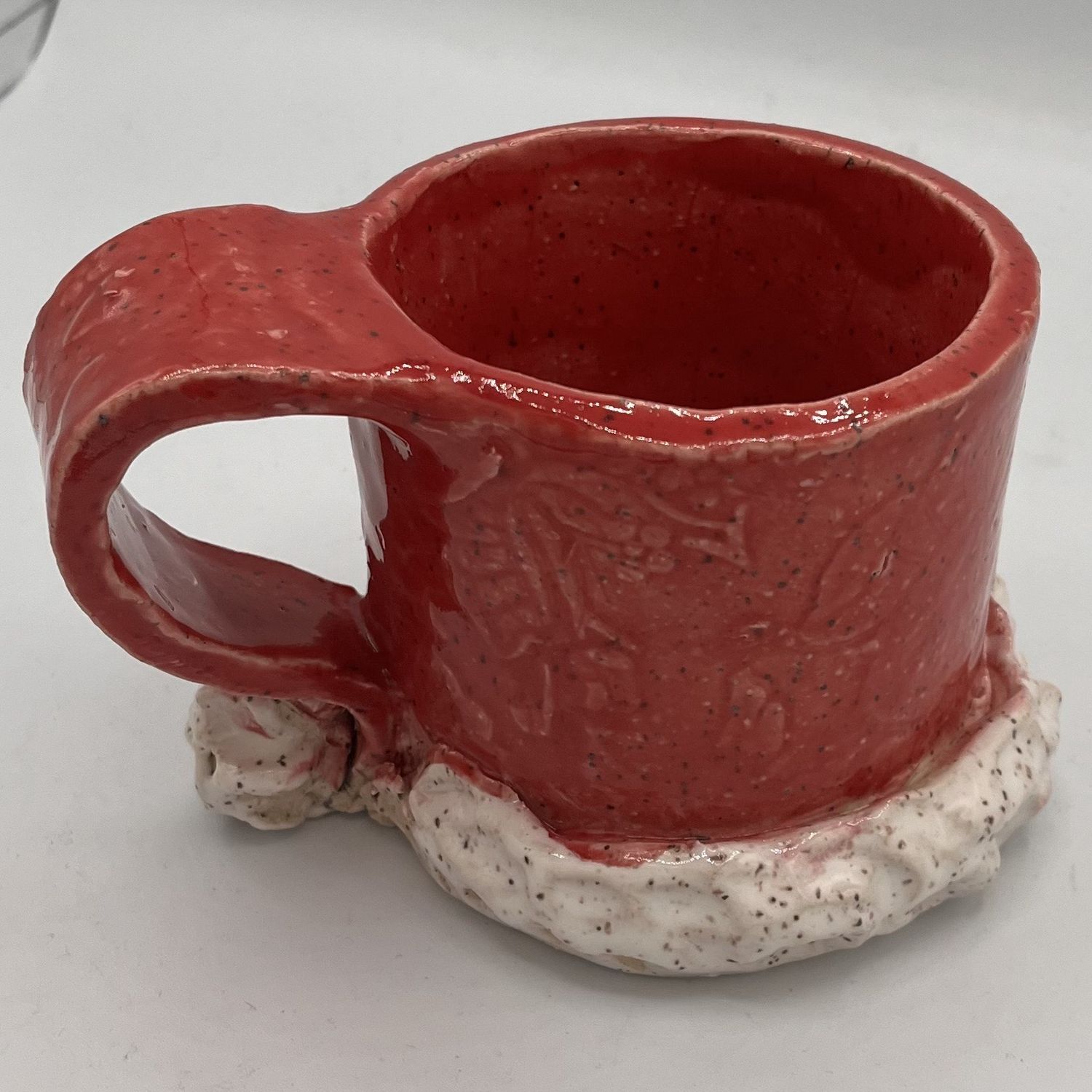 James Egan, Ceramic Mug, Santa Hat Design