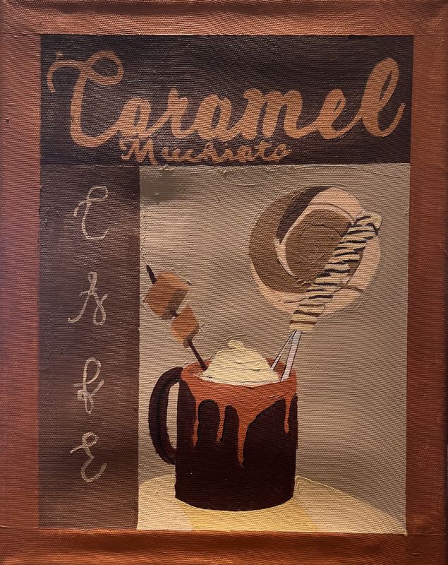 Garrett Oldenburg, Acrylic on Canvas, &#39;Sweet Cafe&#39;
