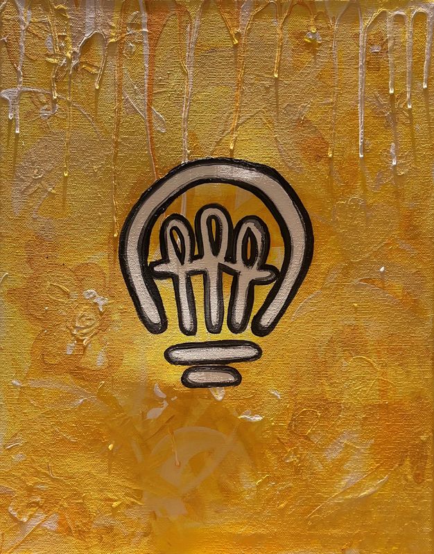 Studio, Acrylic on Canvas, &#39;Connections - InsideOut Studio and Artspace Collaboration&#39;