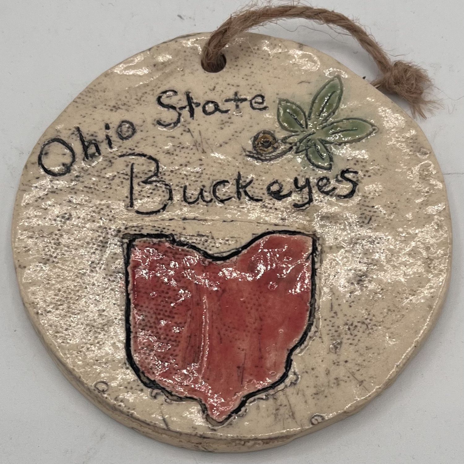 Bobbie Jo Robinson, Ceramic Wall Hanging, Ohio State Buckeyes