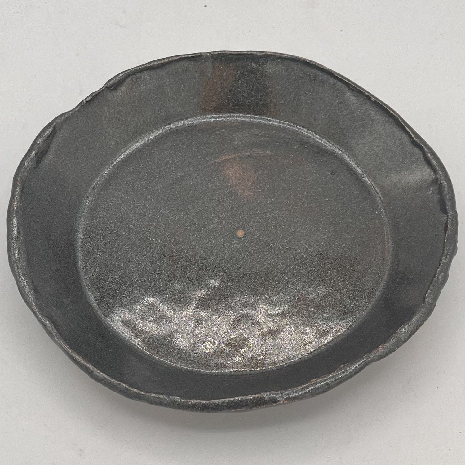 Studio, Ceramic Plate, Dark and Sparkly