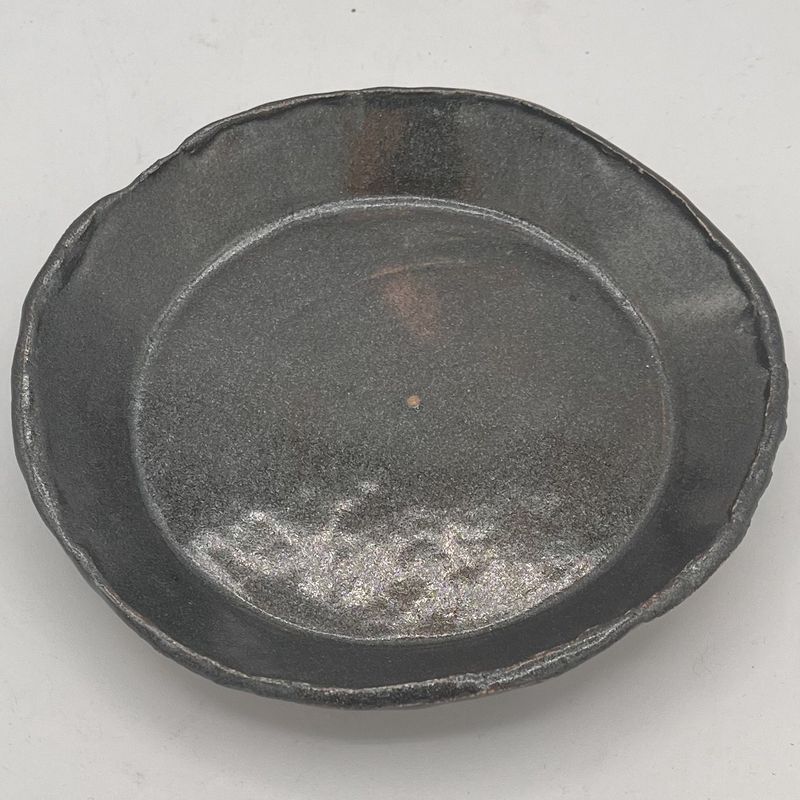 Studio, Ceramic Plate, Dark and Sparkly
