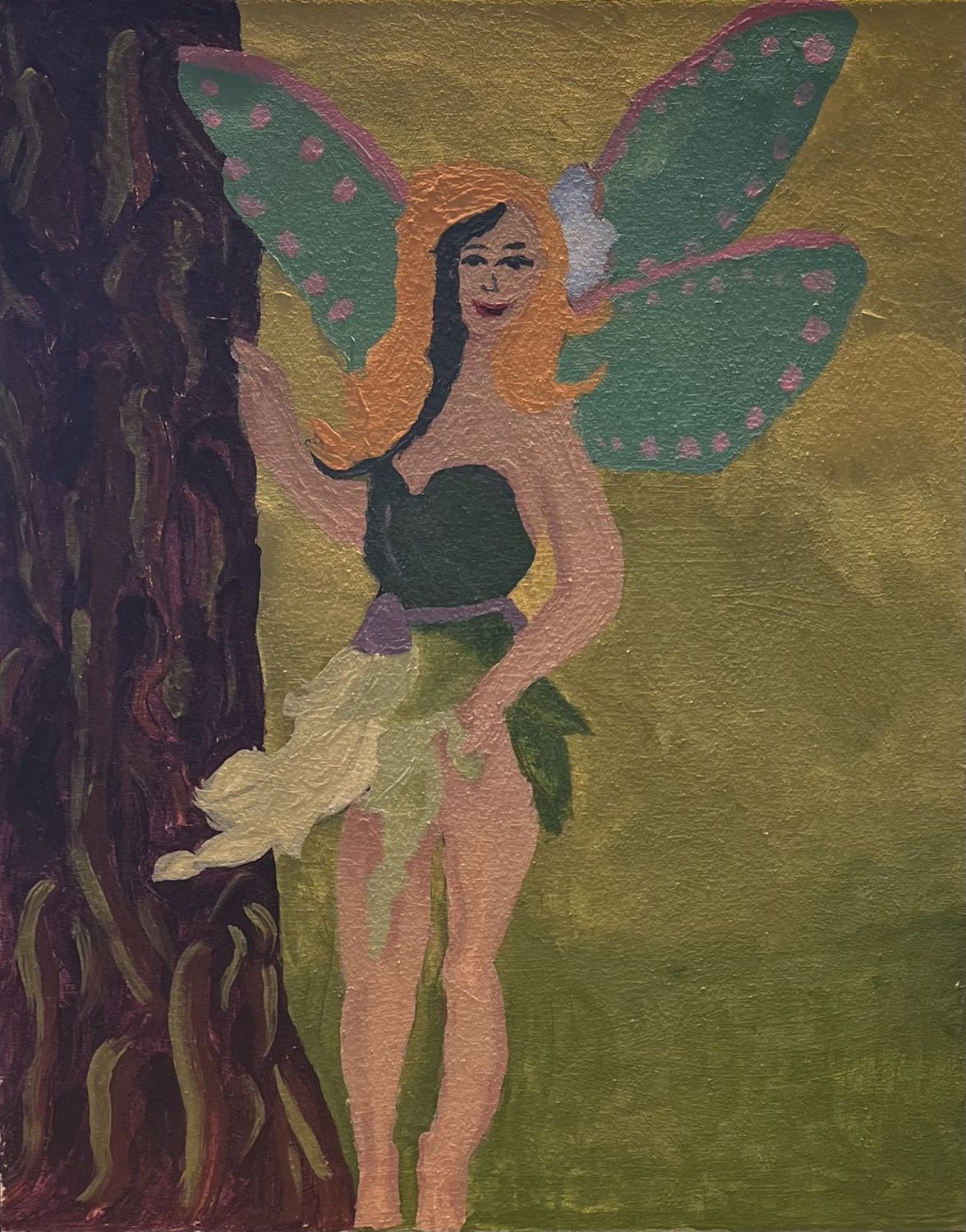Delilah Doty, Acrylic on Canvas, &#39;Delilah of the Forest&#39;